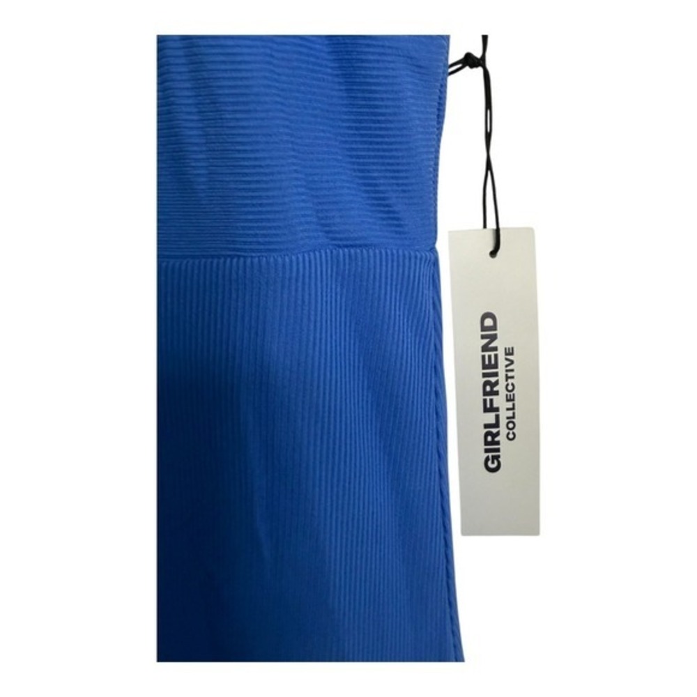 Girlfriend Collective Cobalt Blue Lucia Sleeveless Mini Dress Romper Large L NWT - Picture 14 of 16
